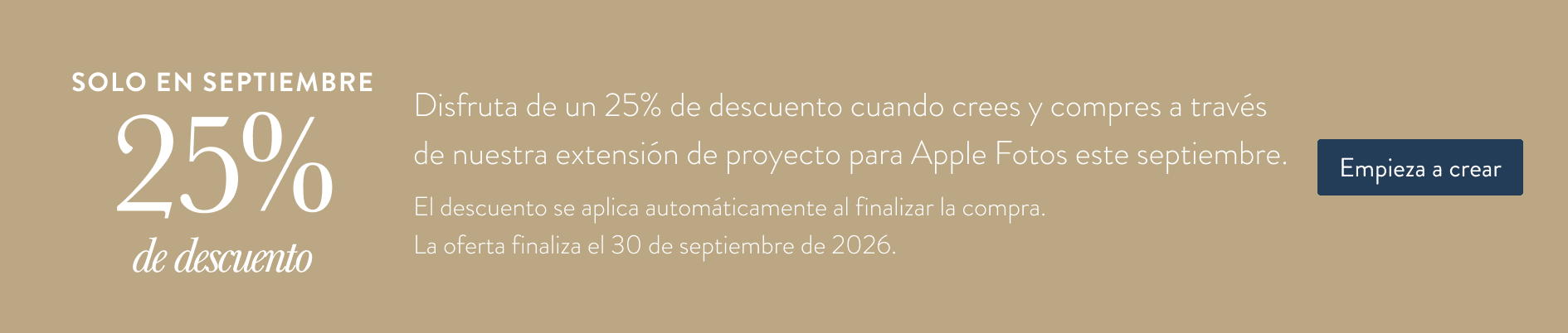 Ahorra un 25% con la app de Mac