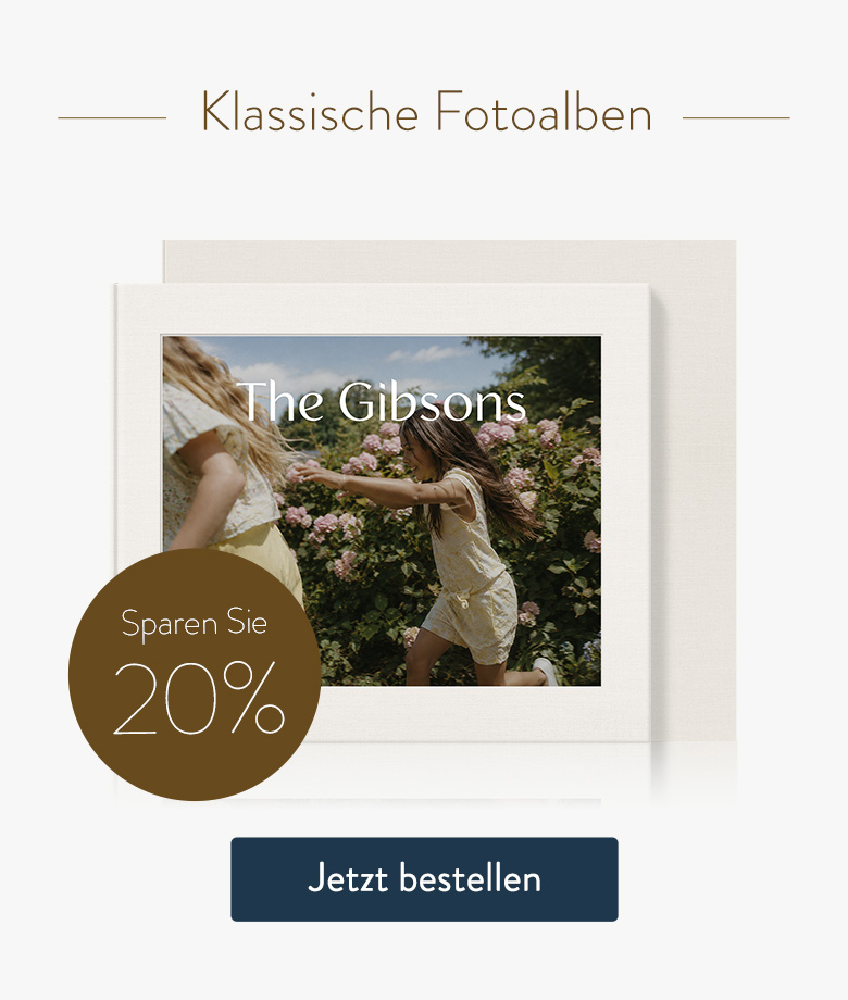 Sparen Sie 20% - klassisches fotoalbum