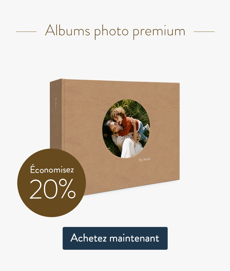 Économisez 20 % - Album photo premium