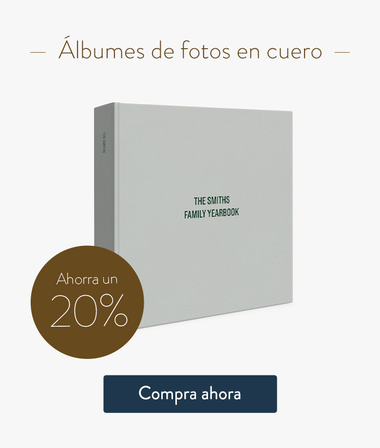 Ahorra un 20% - album de fotos en cuero