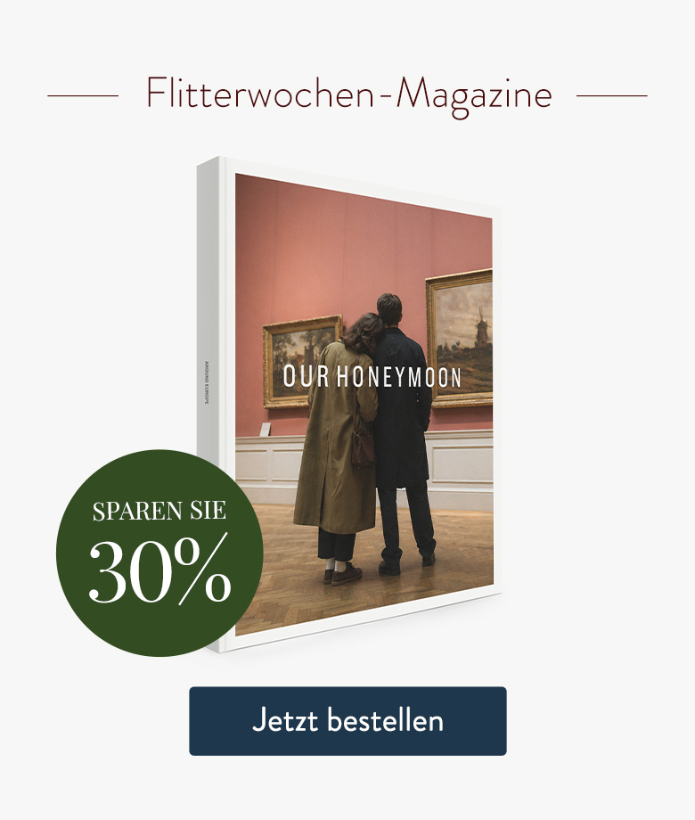 Sparen Sie 30% auf das Flitterwochenmagazin.