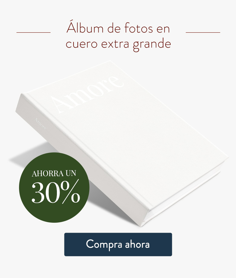 Album de fotos premium en cuero - Ahorra un 30%