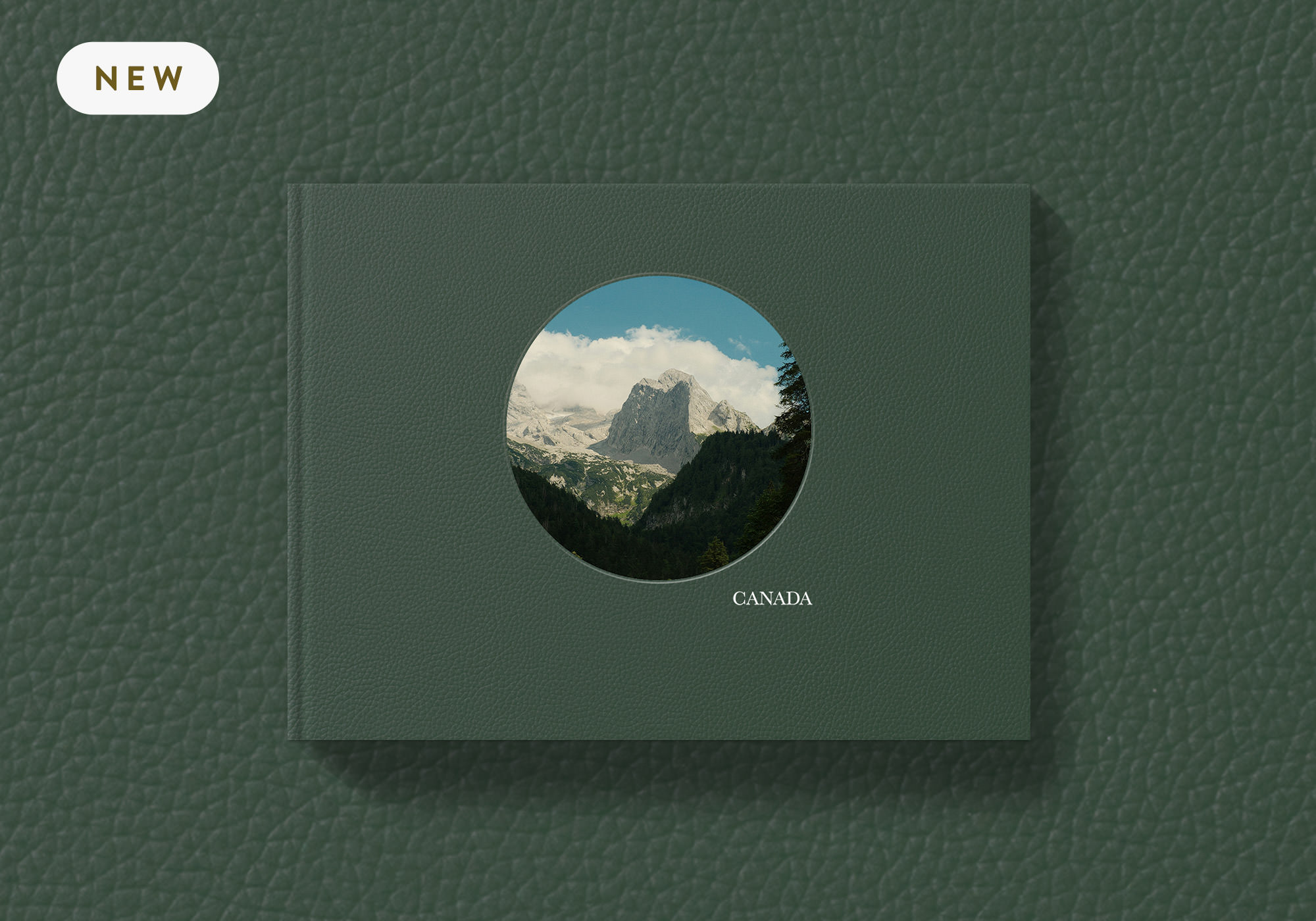 Dark green cover