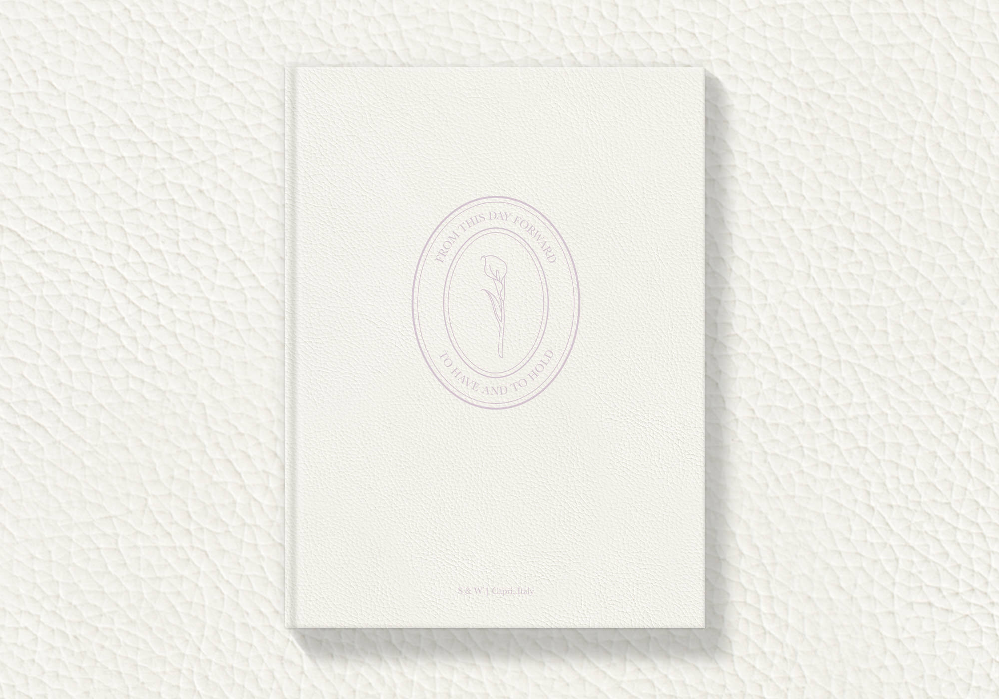 Winter White leather cover
