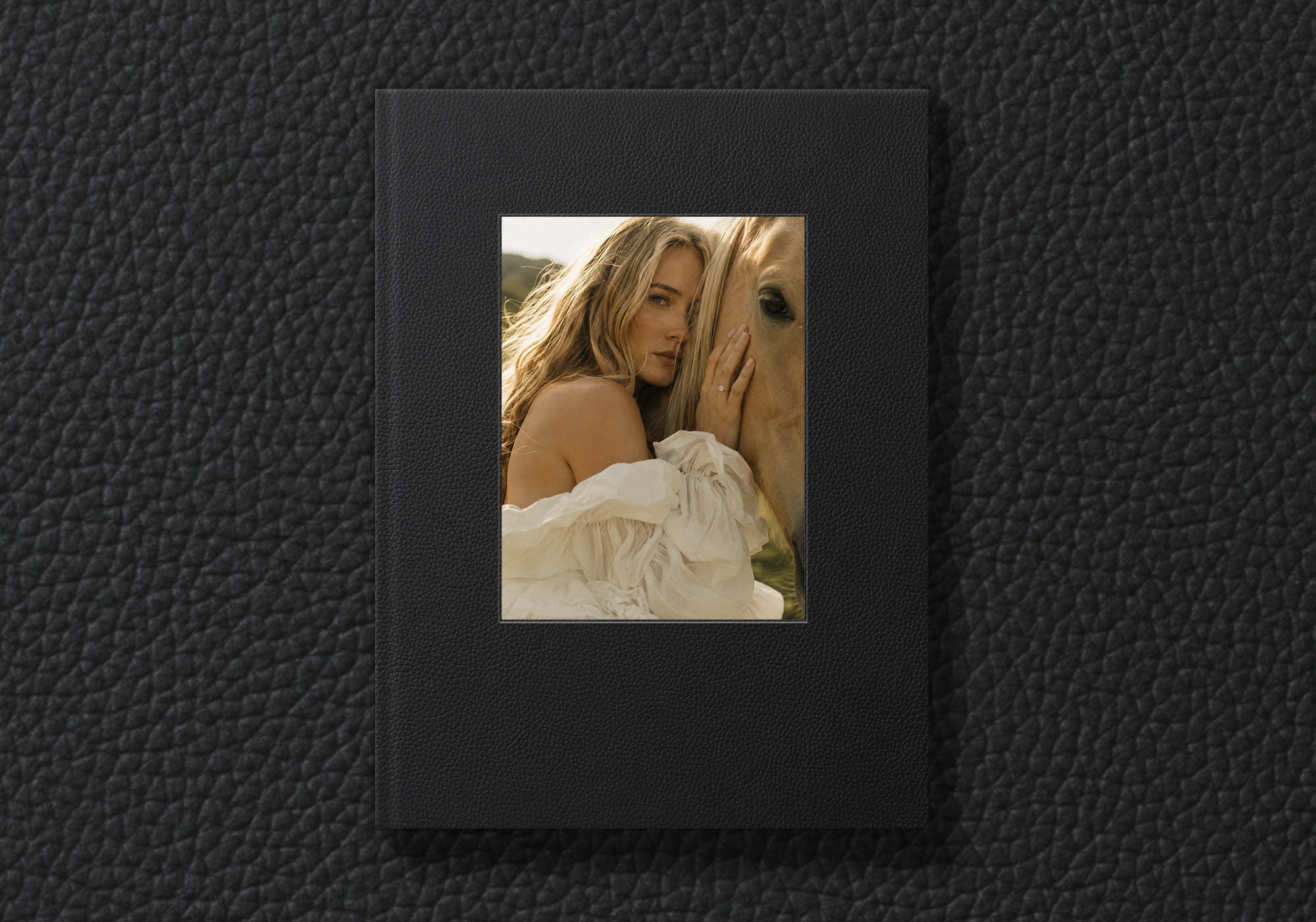 Black Leather Cover
