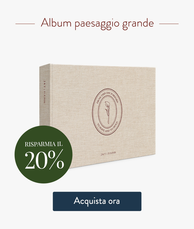 Risparmia il 20% - Album paesaggio grande