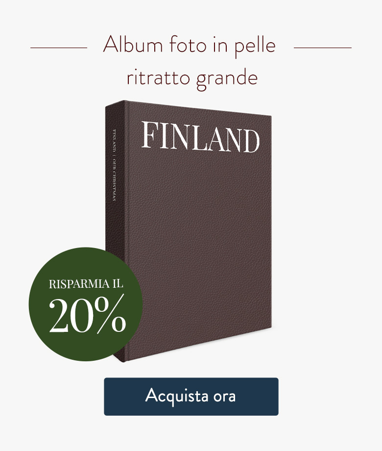 Risparmia il 20% - Album foto in pelle ritratto grande
