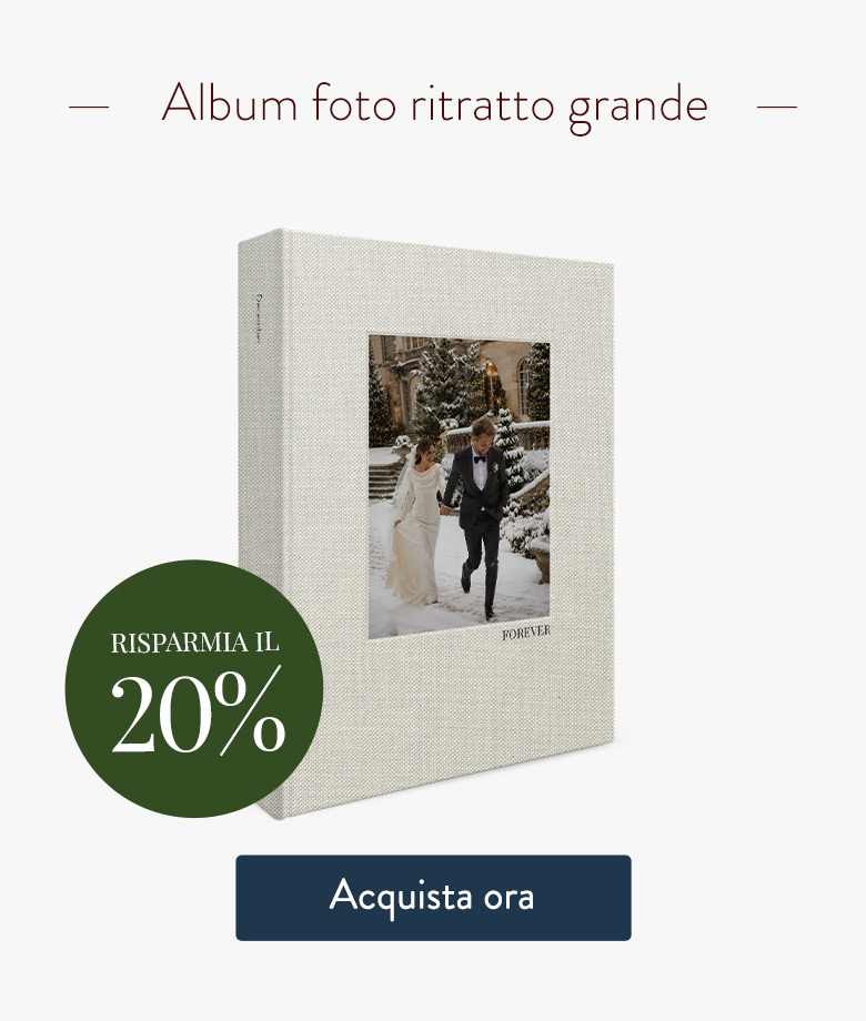 Risparmia il 20% - Album foto ritratto grande