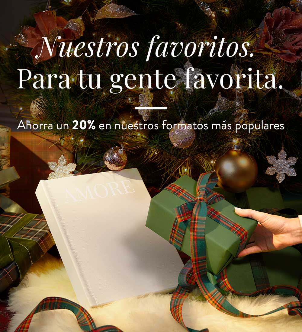 Los más vendidos de Navidad. Ahorra un 20% en fotolibros y álbumes.