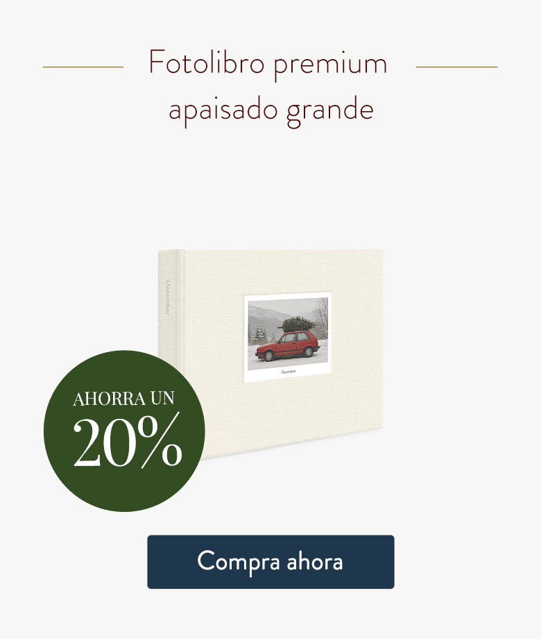 Ahorra un 20% - Fotolibro apaisado grande