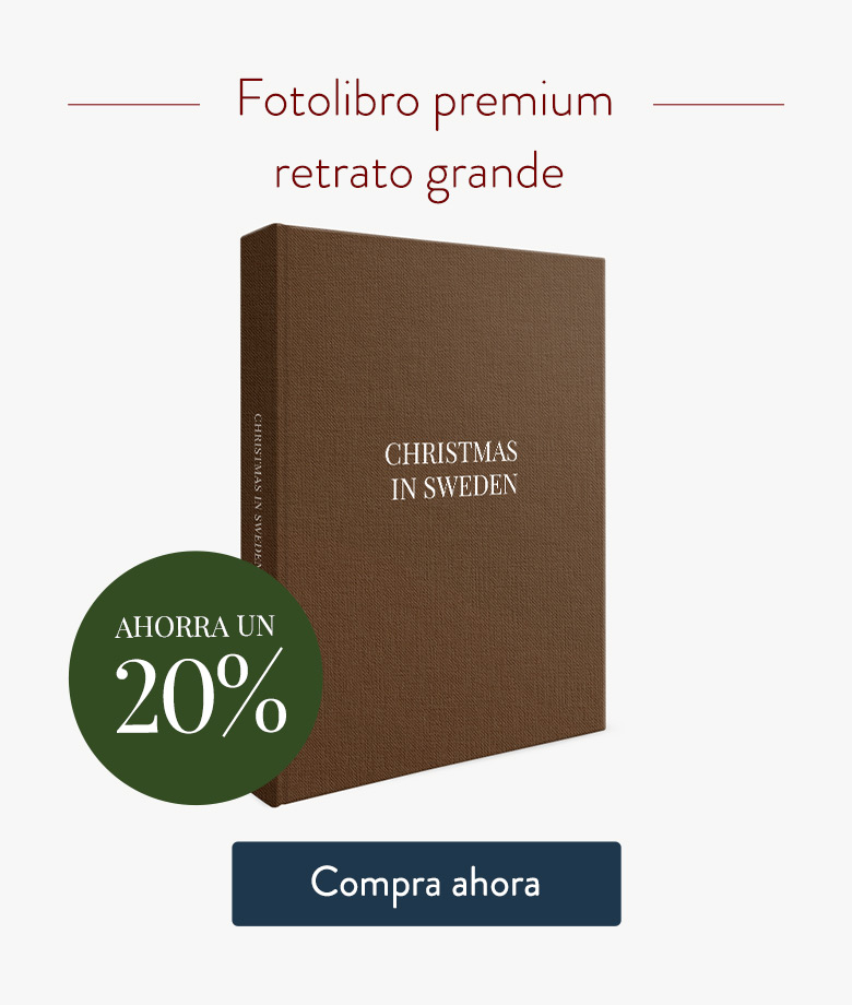 Ahorra un 20% - Fotolibro premium
