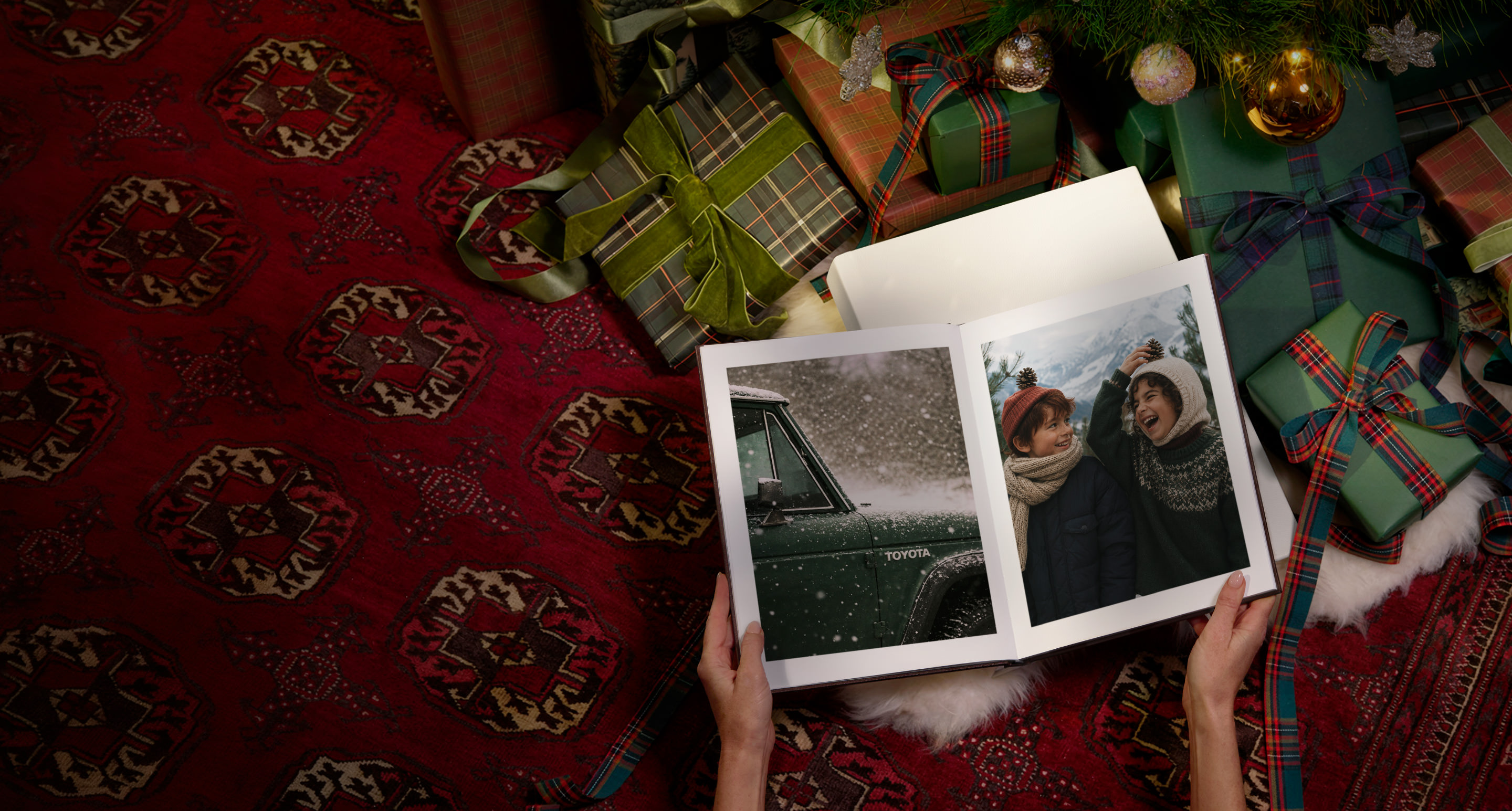 Christmas bestsellers under a xmas tree