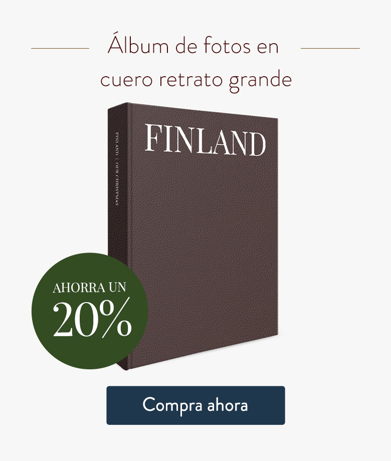 Ahorra un 20% - Álbum de fotos en cuero grande